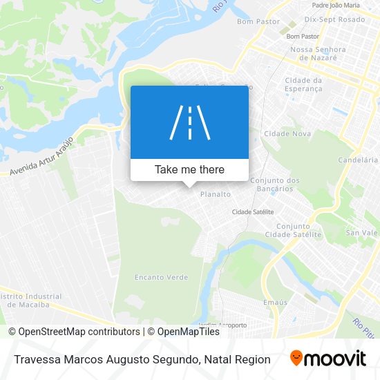 Travessa Marcos Augusto Segundo map