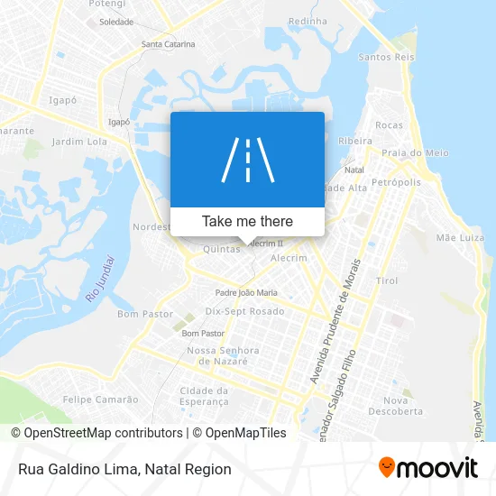 Rua Galdino Lima map