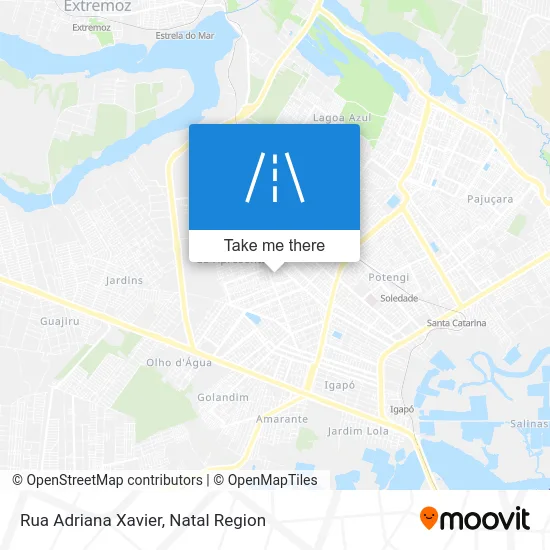 Rua Adriana Xavier map