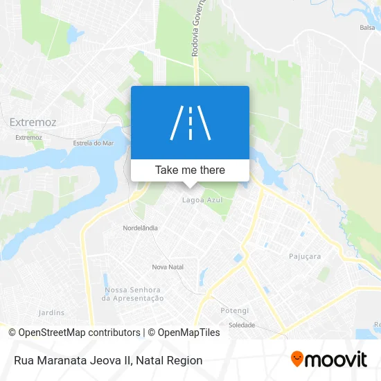 Rua Maranata Jeova II map