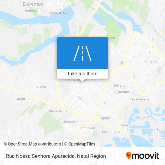 Rua Nossa Senhora Aparecida map