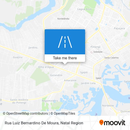 Rua Luiz Bernardino De Moura map