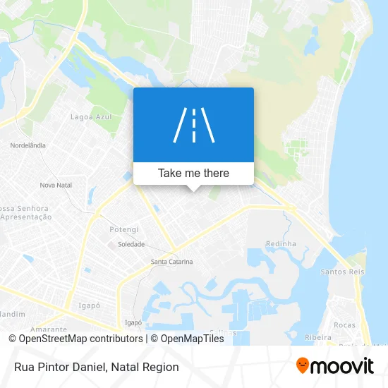 Rua Pintor Daniel map