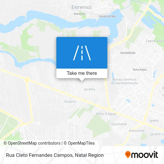 Rua Cleto Fernandes Campos map