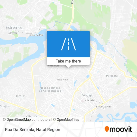 Rua Da Senzala map