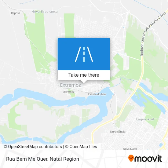 Rua Bem Me Quer map