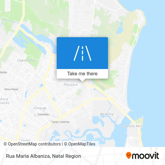 Rua Maria Albaniza map