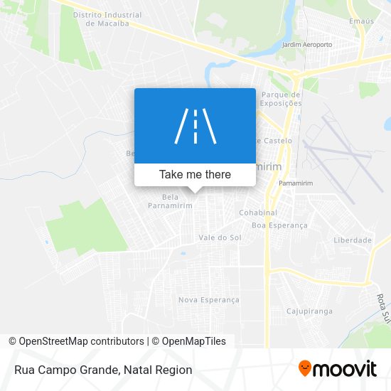 Rua Campo Grande map