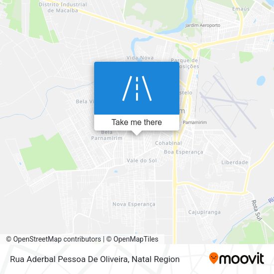 Rua Aderbal Pessoa De Oliveira map
