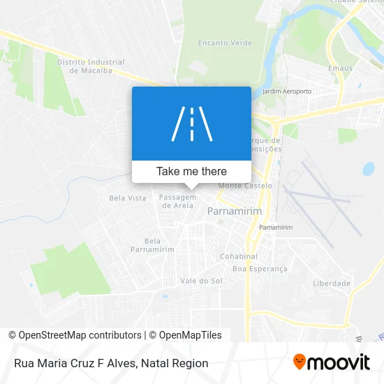 Rua Maria Cruz F Alves map