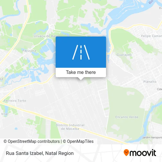 Rua Santa Izabel map