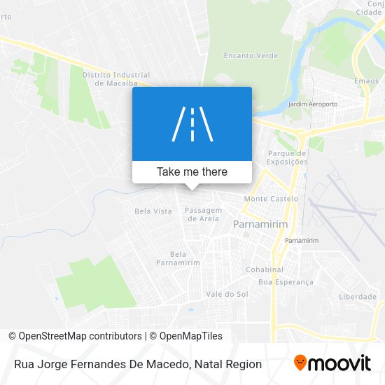 Rua Jorge Fernandes De Macedo map