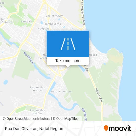 Rua Das Oliveiras map