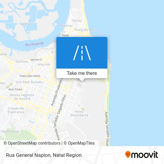 Rua General Naplon map