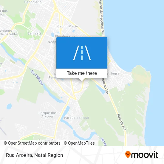 Rua Aroeira map