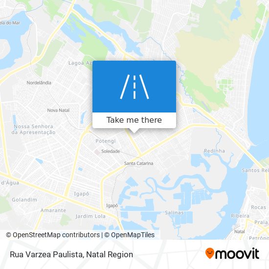 Mapa Rua Varzea Paulista