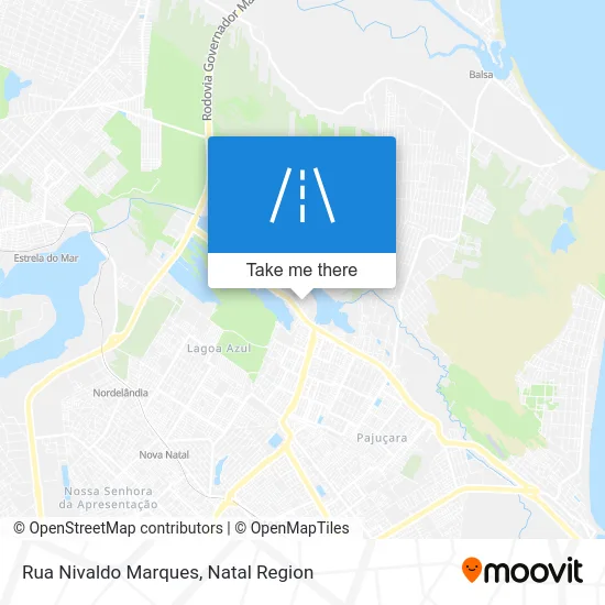Rua Nivaldo Marques map