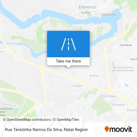 Rua Terezinha Ramos Da Silva map