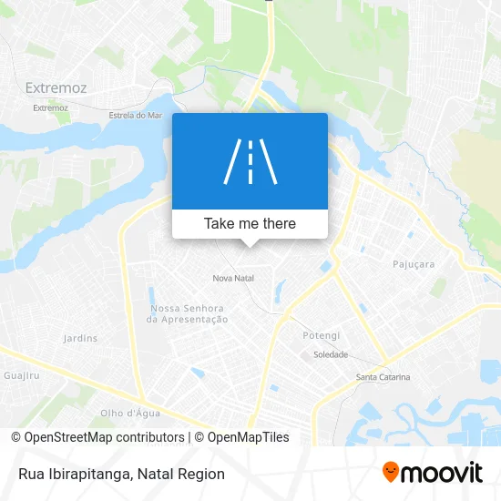 Rua Ibirapitanga map