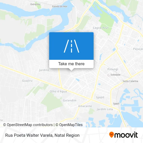 Rua Poeta Walter Varela map