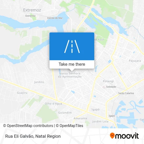 Rua Eli Galvão map