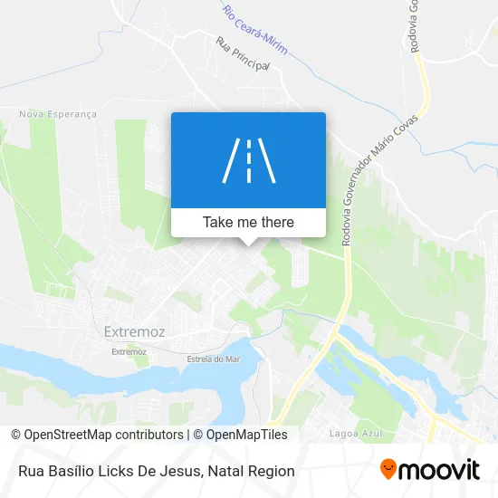 Rua Basílio Licks De Jesus map