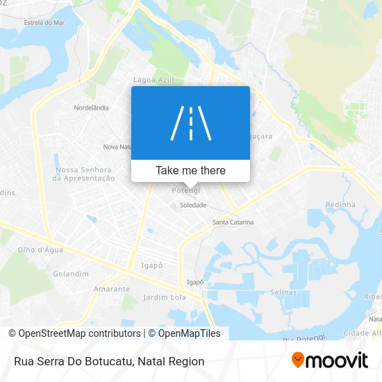 Rua Serra Do Botucatu map