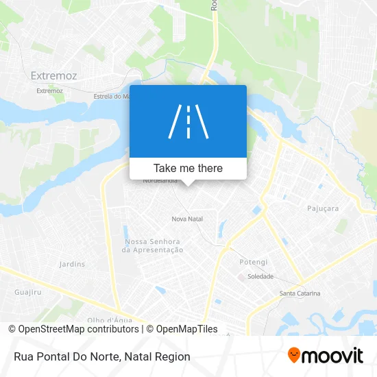 Rua Pontal Do Norte map