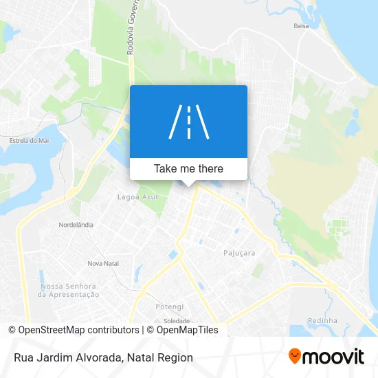 Rua Jardim Alvorada map