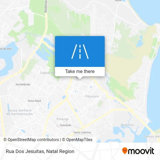 Rua Dos Jesuítas map