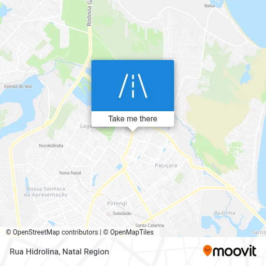 Rua Hidrolina map