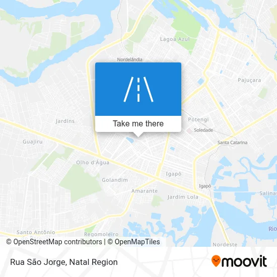 Rua São Jorge map
