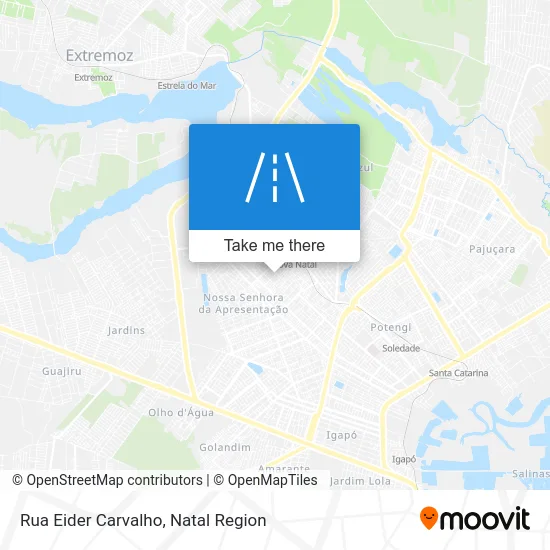 Rua Eider Carvalho map