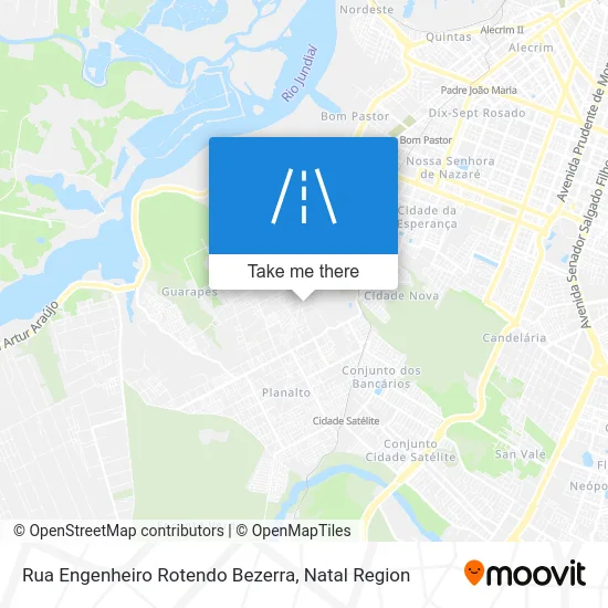 Rua Engenheiro Rotendo Bezerra map