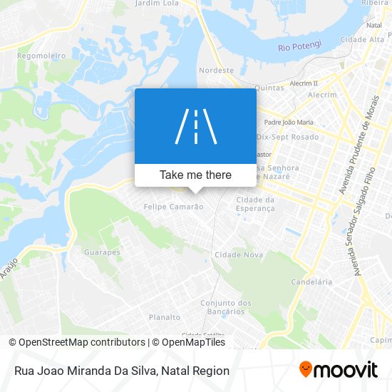 Mapa Rua Joao Miranda Da Silva