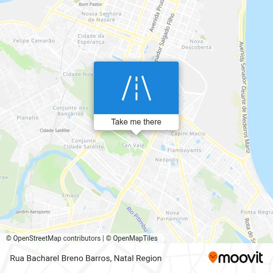 Rua Bacharel Breno Barros map
