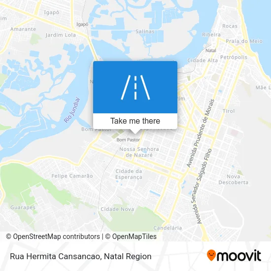 Rua Hermita Cansancao map