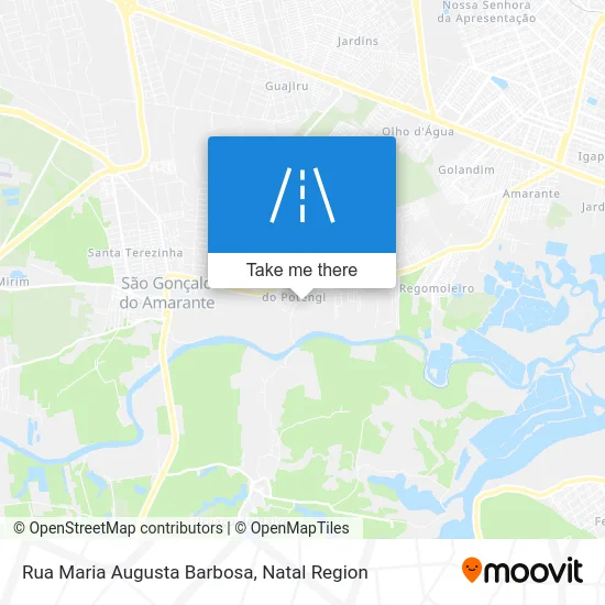 Rua Maria Augusta Barbosa map
