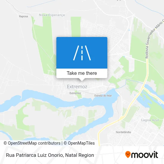 Rua Patriarca Luiz Onorio map