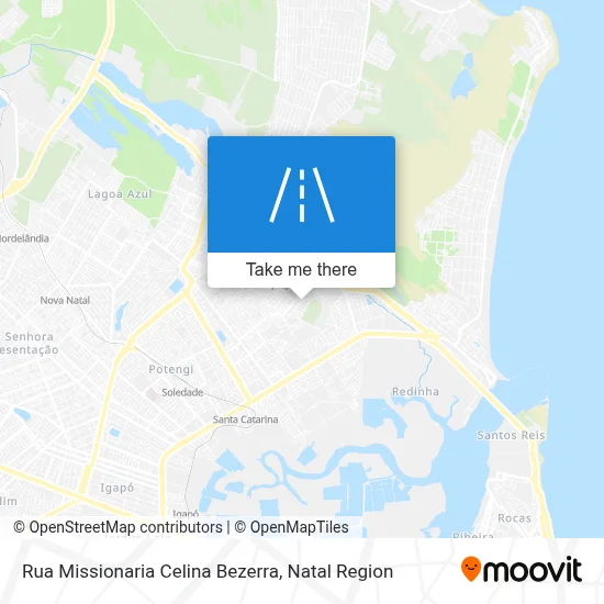 Rua Missionaria Celina Bezerra map