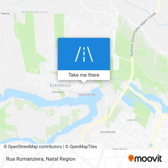 Rua Rumanzeira map