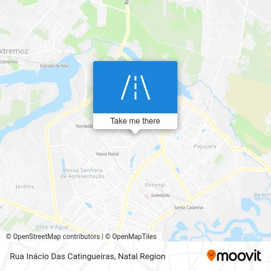 Rua Inácio Das Catingueiras map