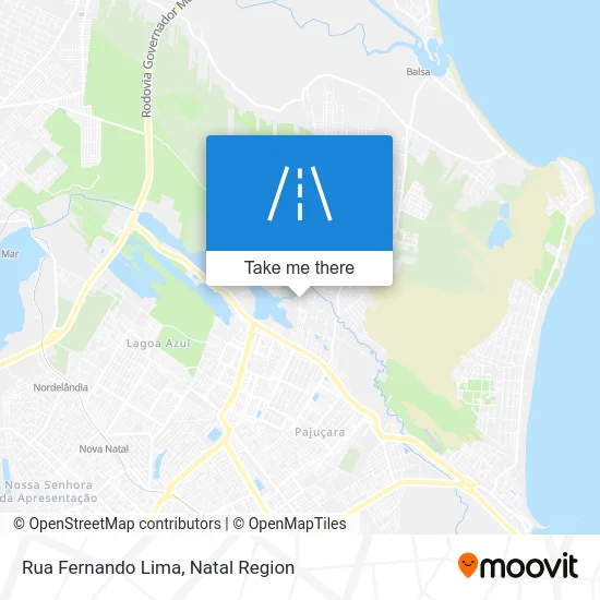 Rua Fernando Lima map