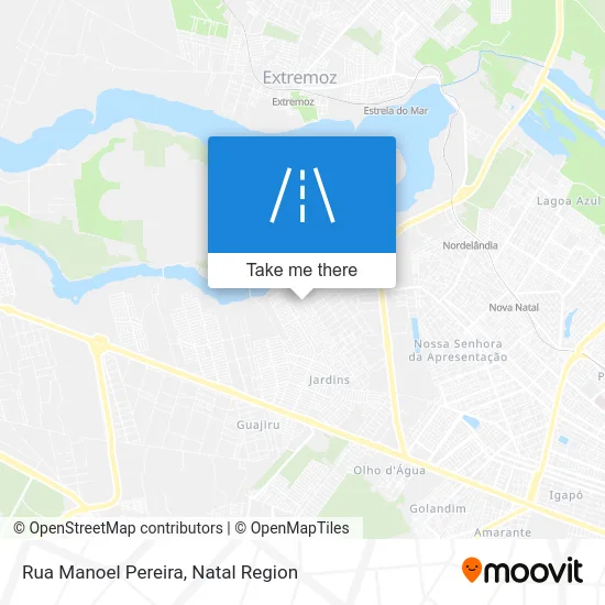 Rua Manoel Pereira map