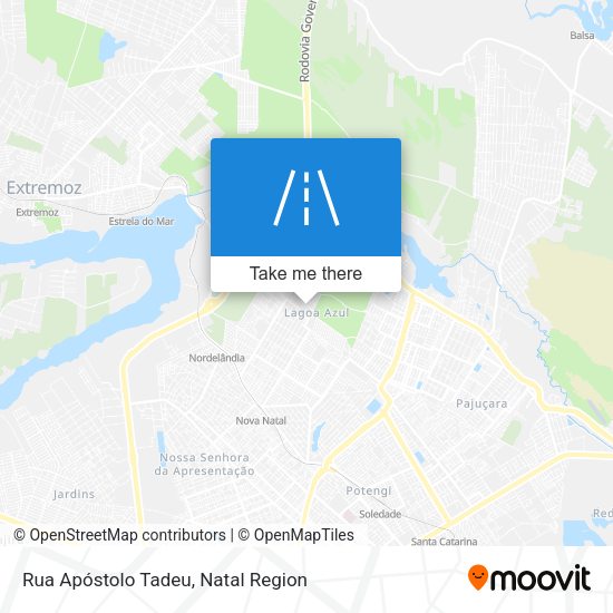 Rua Apóstolo Tadeu map