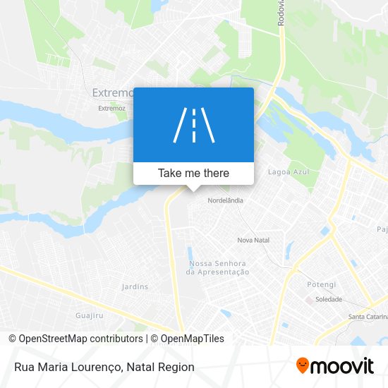 Rua Maria Lourenço map