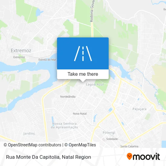 Rua Monte Da Capitolia map