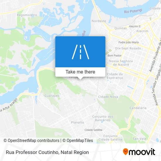 Rua Professor Coutinho map