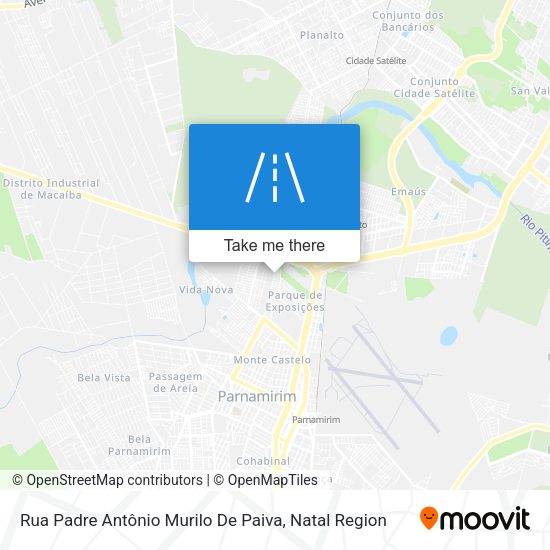 Rua Padre Antônio Murilo De Paiva map