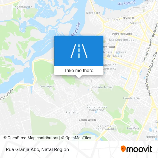Rua Granja Abc map